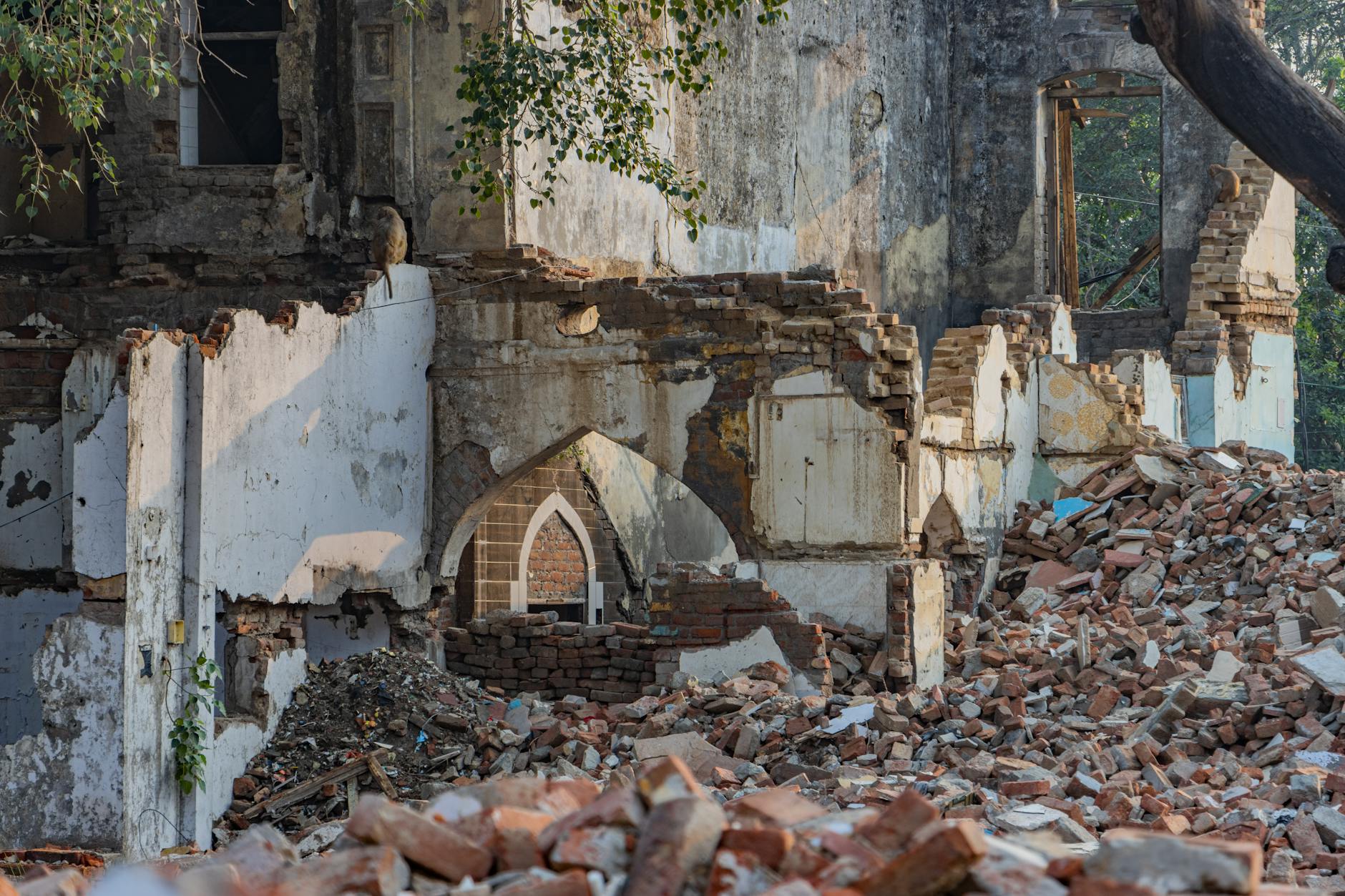 Partially Demolished